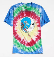 Load image into Gallery viewer, Grateful Dead Save Your Face Earth Crescent Moon Tie Dye Mens T-shirt