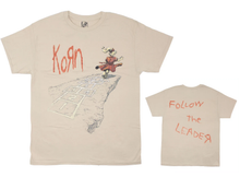 Load image into Gallery viewer, Korn Follow the Leader Mens T-shirt- 2 Sided Hop Scotch - New