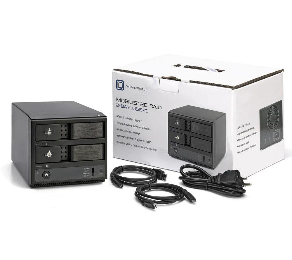 OYEN DIGITAL Mobius Pro 2C 2-Bay RAID System - Thumbnail 2