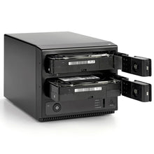 Load image into Gallery viewer, Oyen Digital Mobius 2C with two trayless hard-drive bays open