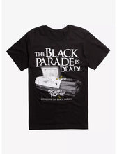 Load image into Gallery viewer, My Chemical Romance Farewell Mens T-shirt- Coffin The Black Parade is Dead Official