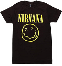 Load image into Gallery viewer, Nirvana Smiley Face Mens T-shirt