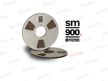 Load image into Gallery viewer, Recording The Masters SM900 1/4&quot; x 2500&#39; Audio Tape on a 10.5&quot; Metal Reel with NAB Hub in Hinged Box