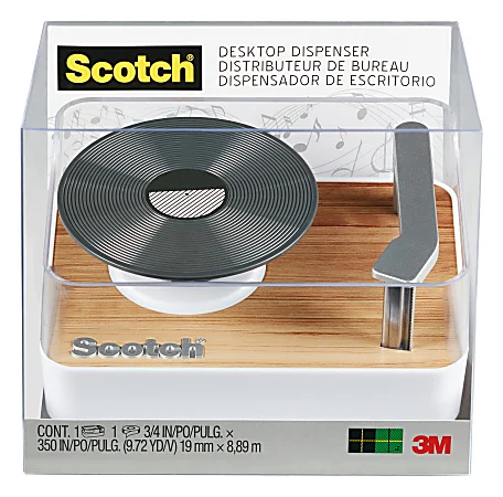 Scotch® Magic™ Tape Dispenser Record Player